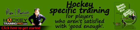 Hockey specific training for players who aren't satisfied with 'good enough' - Click here to get started