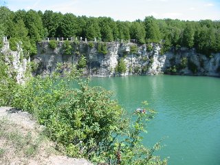Image of the Elora Quarry Conservation Area, near the Gorge